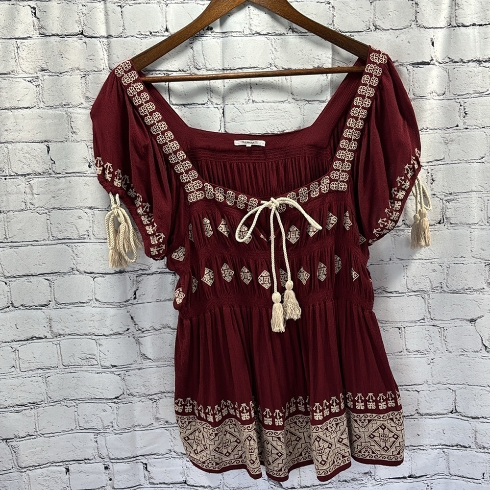 Tularosa Woman’s Bohemian size Medium Top - Picture 2 of 8